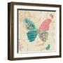 Gypsy Wings Bright II-Veronique Charron-Framed Art Print