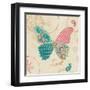 Gypsy Wings Bright II-Veronique Charron-Framed Art Print