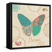 Gypsy Wings Bright III-Veronique Charron-Framed Stretched Canvas