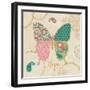 Gypsy Wings Bright IV-Veronique Charron-Framed Art Print