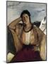 Gypsy with a Cigarette-Edouard Manet-Mounted Giclee Print