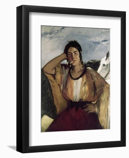 Gypsy with a Cigarette-Edouard Manet-Framed Premium Giclee Print