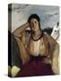 Gypsy with a Cigarette-Edouard Manet-Stretched Canvas
