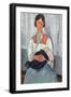 Gypsy Woman with Baby, 1919-Amedeo Modigliani-Framed Giclee Print