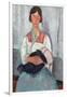 Gypsy Woman with Baby, 1919-Amedeo Modigliani-Framed Giclee Print