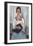 Gypsy Woman with Baby, 1919-Amedeo Modigliani-Framed Art Print