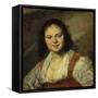 Gypsy Woman-Frans Hals-Framed Stretched Canvas