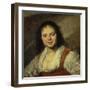 Gypsy Woman-Frans Hals-Framed Giclee Print