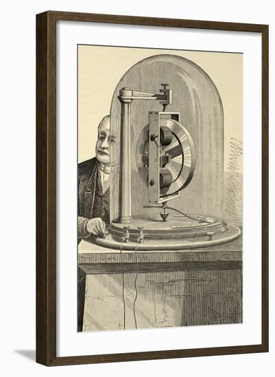 Gyroscope-Science Source-Framed Giclee Print