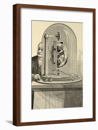 Gyroscope-Science Source-Framed Giclee Print