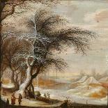 Winter Landscape (Oil on Canvas)-Gysbrecht Lytens or Leytens-Mounted Giclee Print