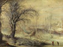 Winter Landscape-Gysbrecht Lytens or Leytens-Stretched Canvas