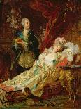 Louis XV and Madame Dubarry-Gyula Benczur-Giclee Print