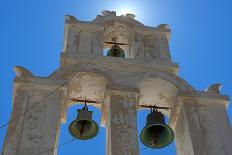Orthodox Bell Tower in Santorini Island, Greece-Gyuszko-Photographic Print