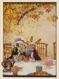 Alice at the Mad Hatter's Tea Party-Gywnedd Hudson-Art Print