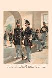 Brigadier-General, Staff and Line Officers in Full Dress-H.a. Ogden-Art Print