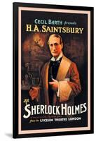 H. A. Saintsbury as Sherlock Holmes-null-Framed Art Print