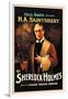 H. A. Saintsbury as Sherlock Holmes-null-Framed Art Print