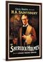 H. A. Saintsbury as Sherlock Holmes-null-Framed Art Print