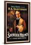 H. A. Saintsbury as Sherlock Holmes-null-Framed Art Print