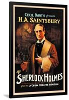 H. A. Saintsbury as Sherlock Holmes-null-Framed Art Print