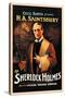 H. A. Saintsbury as Sherlock Holmes-null-Stretched Canvas