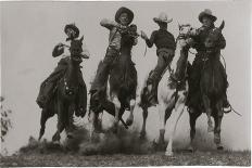 Racing Cowboys-H Armstrong Roberts-Stretched Canvas