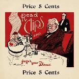 Read Clips And Forget Your Dinner-H.B. Eddy-Art Print