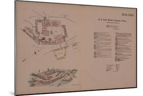 H.B. Smith Machine Company's Works, Smithville, Burlington, NJ, Hexamer General Survey, 1881-Ernest Hexamer-Mounted Giclee Print