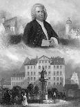 J S Bach and Places-H Bibby-Mounted Art Print