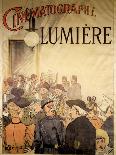 Poster Advertising the "Cinematographe Lumiere," 1896-H. Brispot-Stretched Canvas