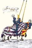 German Knights in Horseback in Procession-H. Burkmair-Laminated Art Print