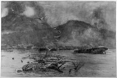 Mount Pelee Saint-Pierre Martinique 48 Hours after the Eruption-H.c. Seppings Wright-Stretched Canvas