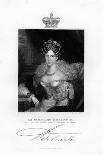 Queen Adelaide, the Queen Consort, 19th Century-H Cook-Giclee Print