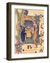 H Depicting the Nativity from an Antiphon Illuminated by Don Simone Camaldolese-Don Simone Camaldolese-Framed Giclee Print
