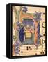 H Depicting the Nativity from an Antiphon Illuminated by Don Simone Camaldolese-Don Simone Camaldolese-Framed Stretched Canvas