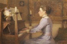 At the Piano-H.e. Jones-Giclee Print