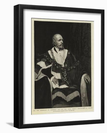 H E the Marquess of Dufferin and Ava, Kp, Gcb, Hbm's Ambassador to France-Benjamin Constant-Framed Giclee Print