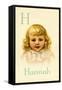 H for Hannah-Ida Waugh-Framed Stretched Canvas