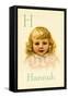 H for Hannah-Ida Waugh-Framed Stretched Canvas