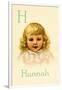H for Hannah-Ida Waugh-Framed Art Print