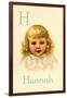 H for Hannah-Ida Waugh-Framed Art Print