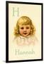 H for Hannah-Ida Waugh-Framed Art Print