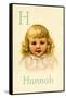 H for Hannah-Ida Waugh-Framed Stretched Canvas