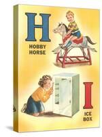 H for Hobby Horse, I for Ice Box-null-Stretched Canvas