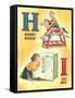 H for Hobby Horse, I for Ice Box-null-Framed Stretched Canvas