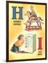 H for Hobby Horse, I for Ice Box-null-Framed Art Print