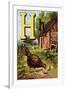 H For the Hen, of Her Chicks So Fond-Edmund Evans-Framed Art Print