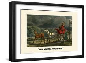 H for Windsor! Go Along Bob-Henry Thomas Alken-Framed Art Print