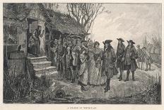 An Old English Cottage Woman is Accused of Witchcraft by Fellow Villagers-H.g. Glindoni-Laminated Premium Giclee Print